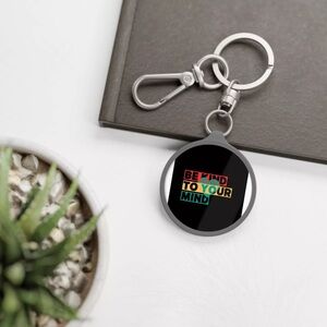 Inspirational Keychain with Positive Message